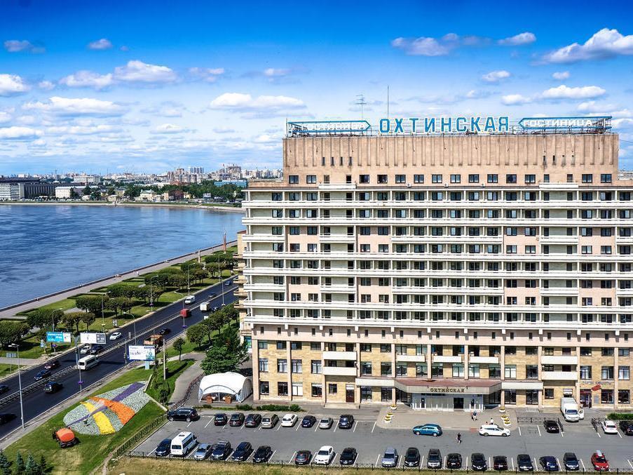 Okhtinskaya Hotel Petrohrad Exteriér fotografie
